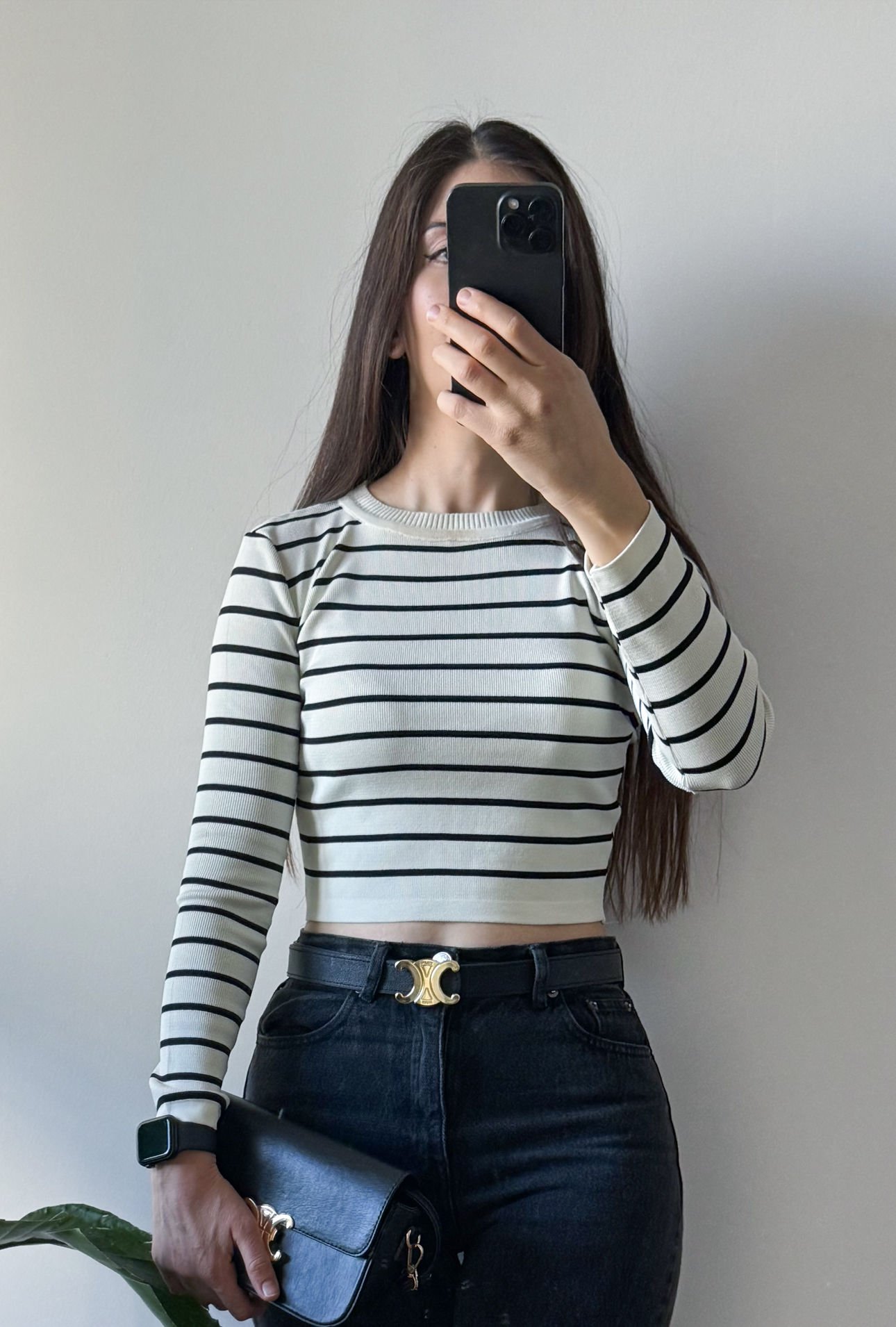 Çizgili Crop